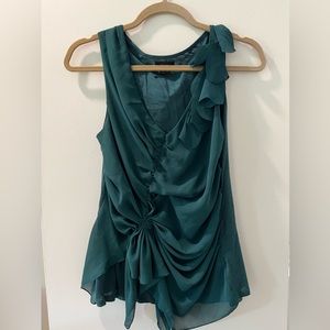 Deletta from Anthropologie green tank top